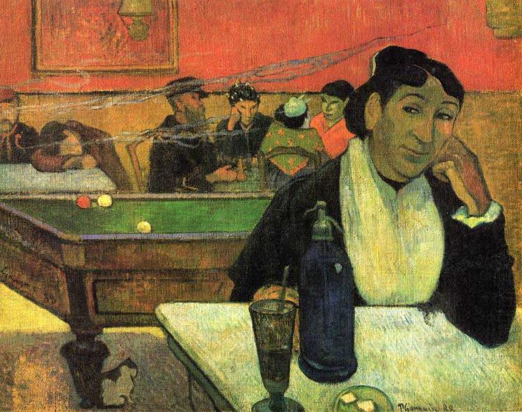 Paul Gauguin Night Cafe at Arles china oil painting image